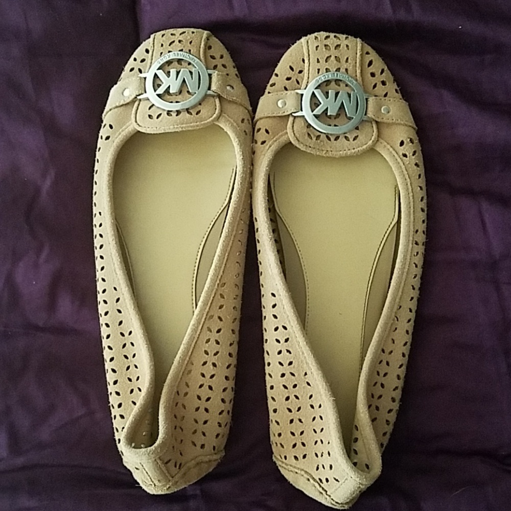MK Suede slip-on shoes